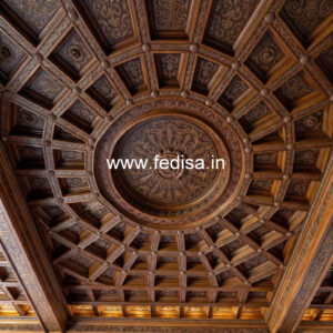Wooden Ceiling Design Lobby Down Ceiling Design No-10190