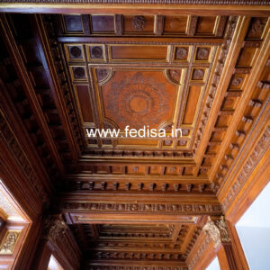 Wooden Ceiling Design Roof False Ceiling Design No-10205