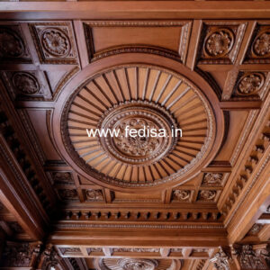 Wooden Ceiling Design 3 Fan False Ceiling Design No-10211