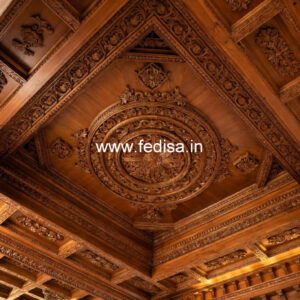 Wooden Ceiling Design Pop Dizain Holl No-10270