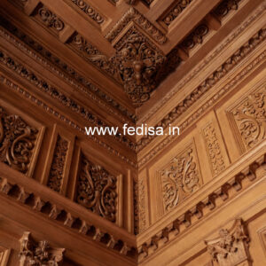 Wooden Ceiling Design Modern Pop Design For Hall No-10273