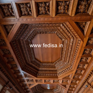Wooden Ceiling Design Cement Pop Design Plus Minus No-10276