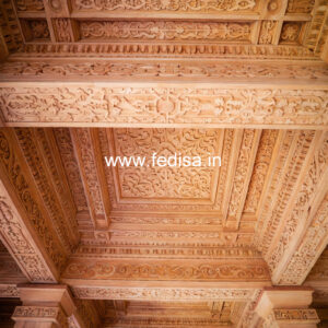 Wooden Ceiling Design 3d Pop Wall Design No-10288
