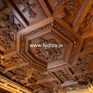Wooden Ceiling Design Latest Pop Pillar Design No-10302