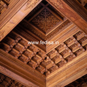 Wooden Ceiling Design 3d False Ceiling No-10319