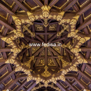 Wooden Ceiling Design Plus Minus Pop Color Design No-10323