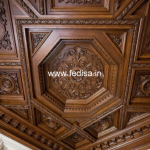 Wooden Ceiling Design Pop Fosiling Design No-10325