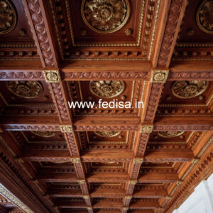 Wooden Ceiling Design Living Room Pop Design 2026 No-10333