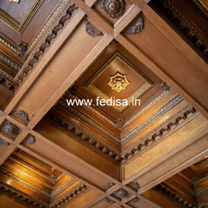 Wooden Ceiling Design Light Pop Design No-10341
