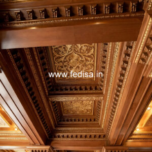 Wooden Ceiling Design Ceiling Flower Color No-10380