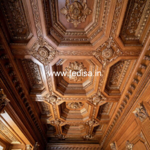Wooden Ceiling Design Pop Design In Hall Room No-10383