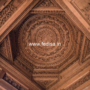 Wooden Ceiling Design Pop Design Porch No-10389