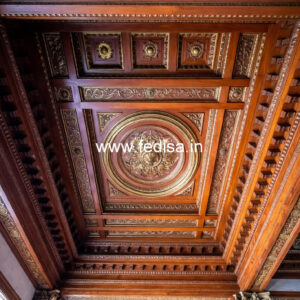 Wooden Ceiling Design Door Pop Design No-10393