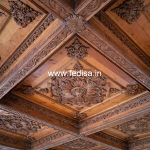 Wooden Ceiling Design Pop Frame Design No-10405