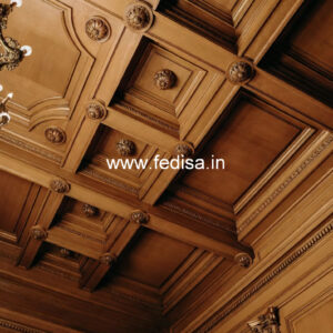 Wooden Ceiling Design Cornice Molding Pop Design No-10406