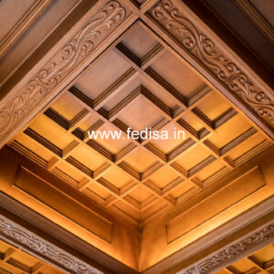 Wooden Ceiling Design Pop Design Without False Ceiling No-10407