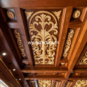 Wooden Ceiling Design Pop Pvc Design No-10419