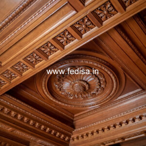 Wooden Ceiling Design Fan Pop Design Color No-10425