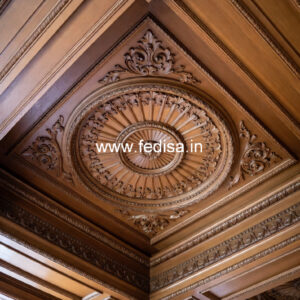 Wooden Ceiling Design False Ceiling Round Design No-10437