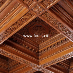 Wooden Ceiling Design Pop Dizain Hall No-10444