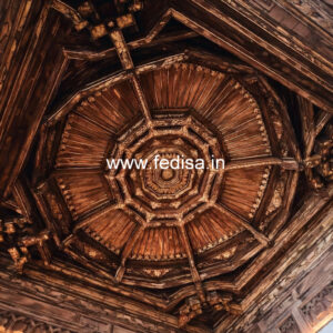 Wooden Ceiling Design 4 Fan Pop Design No-10468