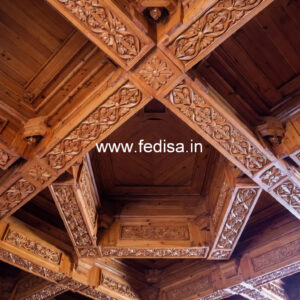 Wooden Ceiling Design Living Room Main Hall Fall Ceiling Design No-10483