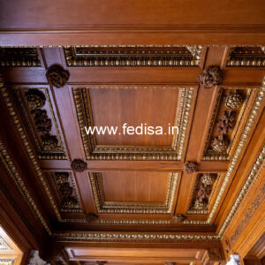Wooden Ceiling Design Pop Design Plus Minus For Room No-10487