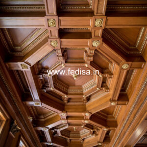 Wooden Ceiling Design Pop Design Plus Minus For Hall No-10493