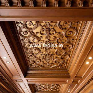 Wooden Ceiling Design Pop Phool Patti Design No-10520