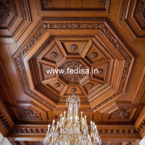 Wooden Ceiling Design Cement False Ceiling Design No-10536