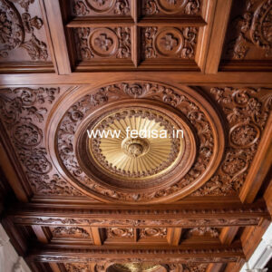 Wooden Ceiling Design False Ceiling Square Design No-10545