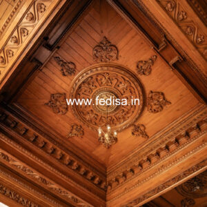 Wooden Ceiling Design Pop Design For Guest Room No-10550