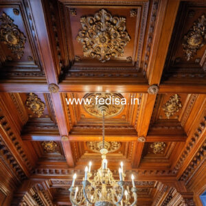 Wooden Ceiling Design Pop Border Design For Bedroom No-10562