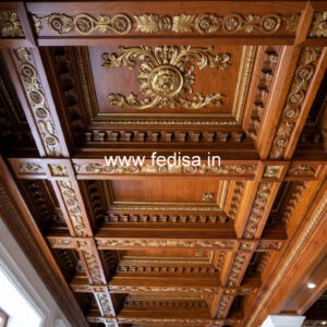 Wooden Ceiling Design Roof Pop Design Color No-10576