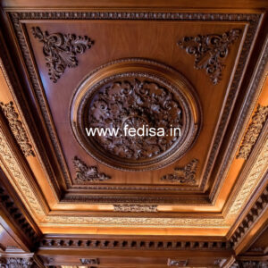 Wooden Ceiling Design Puja Room False Ceiling Design No-10580