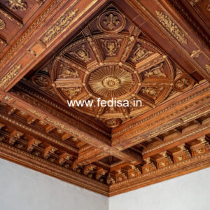 Wooden Ceiling Design New Pop Design Hall No-10585