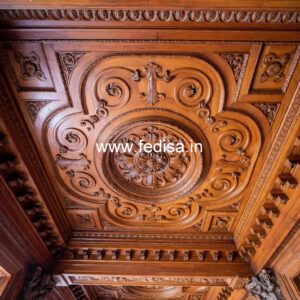 Wooden Ceiling Design Roof Pop Design For Hall No-10595