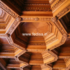 Wooden Ceiling Design Pop Design For Square Hall No-10606
