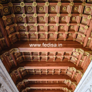 Wooden Ceiling Design Pop Plaster Design No-10635