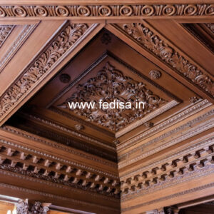 Wooden Ceiling Design Pop Design Paint No-10668