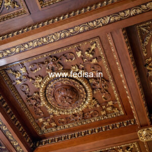 Wooden Ceiling Design Pop Design Cement No-10692