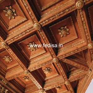 Wooden Ceiling Design Pop Dizain Bedroom No-10703