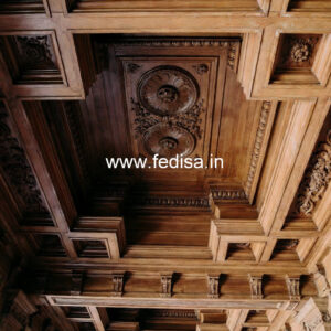 Wooden Ceiling Design Pop Design Cornice Molding No-10712