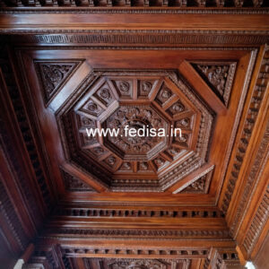 Wooden Ceiling Design Corridor Pop Design No-10722
