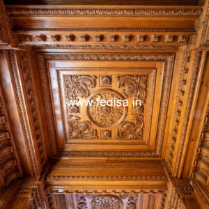 Wooden Ceiling Design Pop 3d Design No-10723