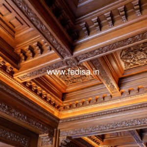 Wooden Ceiling Design Only Pop Design No-10761