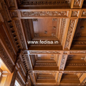 Wooden Ceiling Design Modern Plus Minus Pop Design No-10811