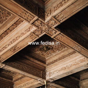 Wooden Ceiling Design Plus Minus Ceiling No-10819