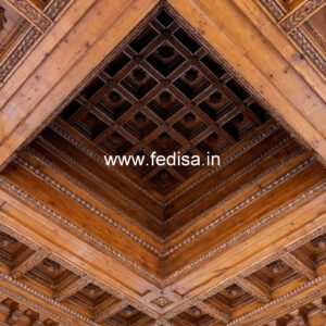 Wooden Ceiling Design Pop Front Design No-10825