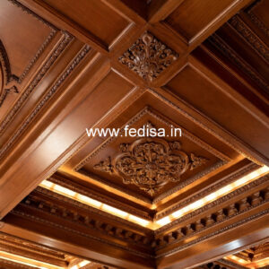 Wooden Ceiling Design Simple Handmade Pop Design No-10843